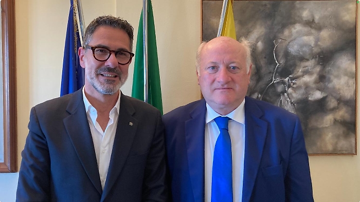 Il segretario Passanisi e l'assessore Messina