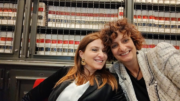 Marta Schifone ed Eliana Longi