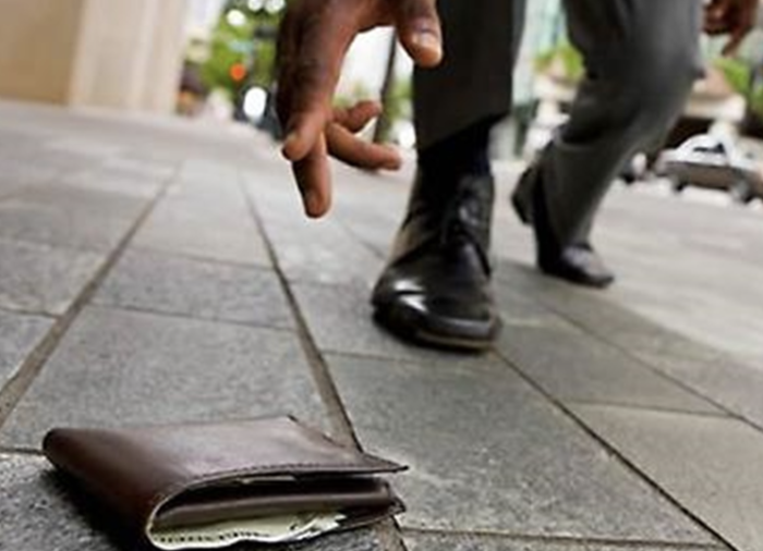 Portafoglio smarrito