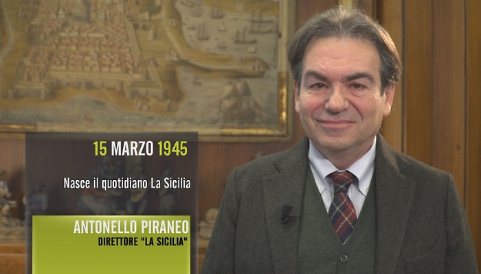 Antonello Piraneo direttore del quotidiano "La Sicilia"