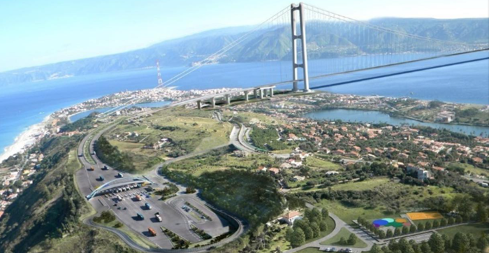 Ponte Stretto, simulazione