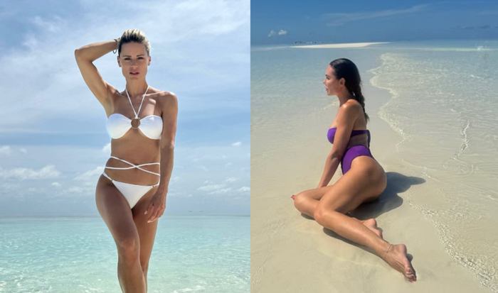 da sinistra Michelle Hunziker e Ilary Blasi