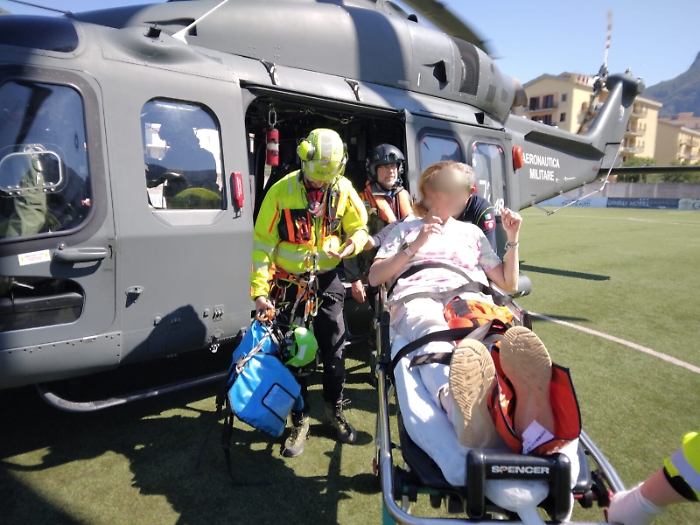 Turista soccorsa con elicottero dell'Aeronautica alla riserva dello Zingaro