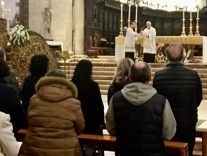Preghiere a Catania per Papa Francesco