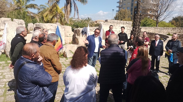 L'intervento di Bellassai questa mattina