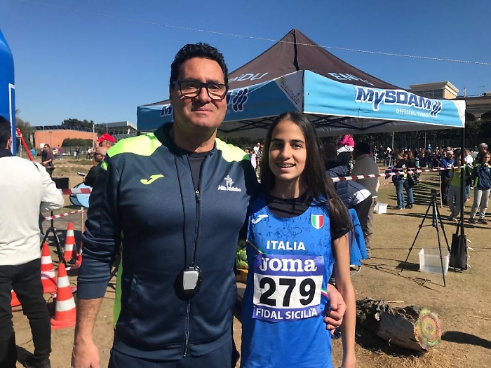 Luigi Pennisi e la figlia Maia Pennisi (Altis Atletics)