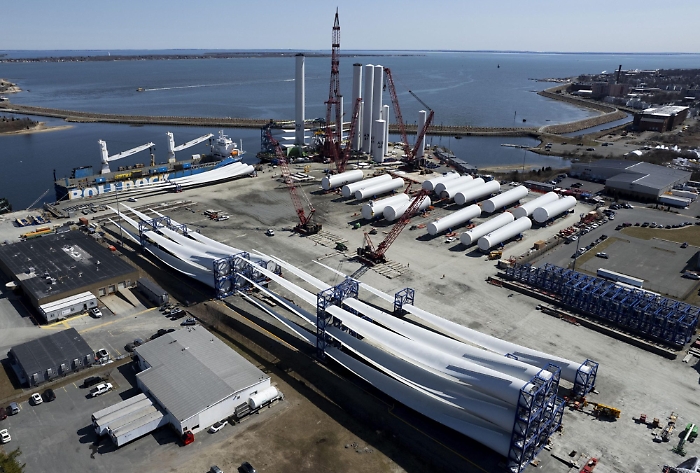 Vineyward Wind 1 turbine assembly facility in New Bedford Massachusetts