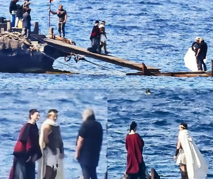 Riprese del film The Odissey