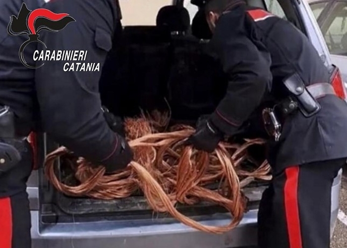 Furto di rame a Ramacca