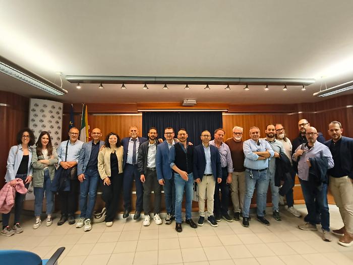 I partecipanti all'assemblea elettiva di ieri pomeriggio