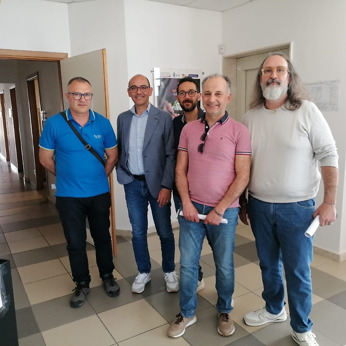 La delegazione di Cna