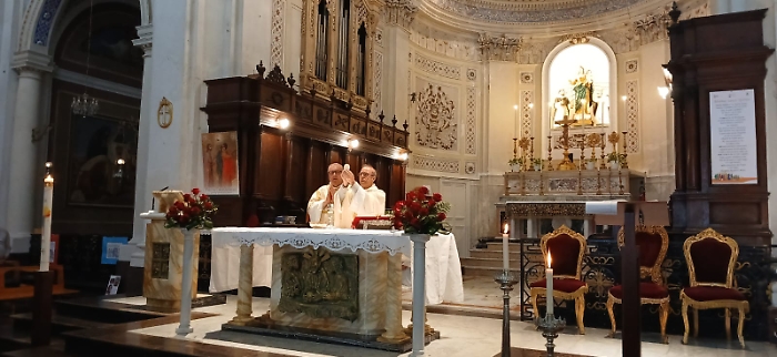 La santa messa di stasera mercoledì all'Ecce Homo