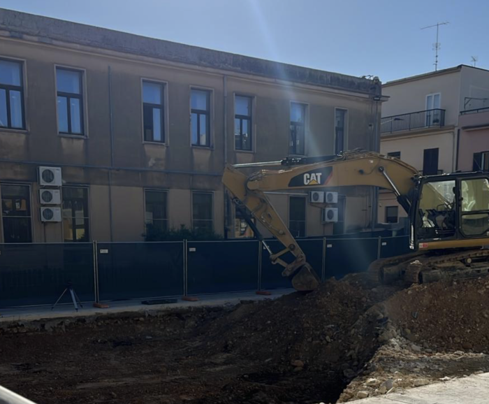 Lavori in corso a Monserrato