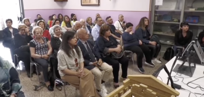 Un momento della mostra itinerante a Ragusa