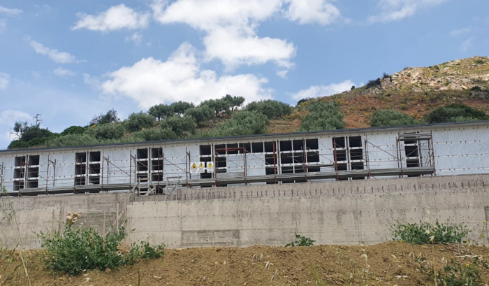 Lavori nel cimitero di Castel di Iudica