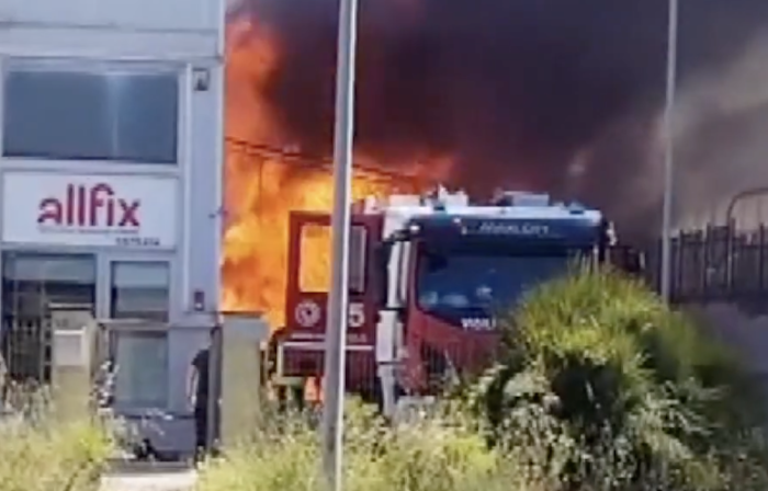 incendio a Ragusa 2