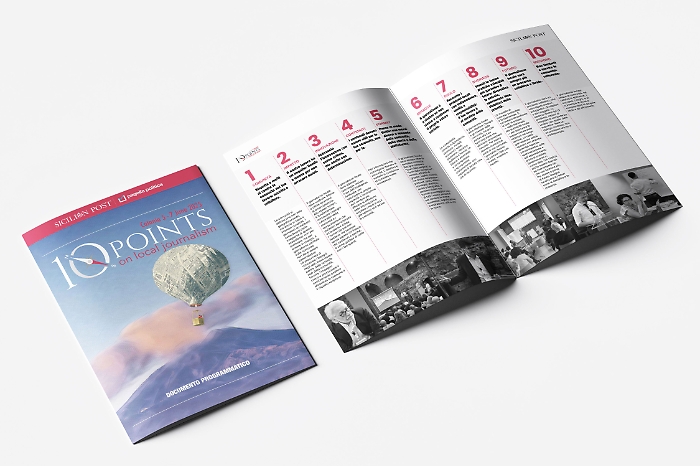 Da Catania una nuova rotta per l&rsquo;informazione: 40 media leader da 10 paesi elaborano un manifesto sul Local Journalism