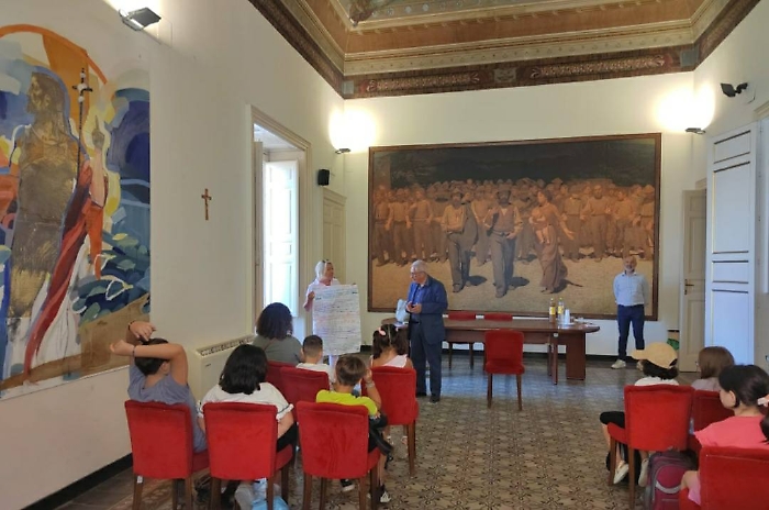 Vittoria, gli studenti del Comprensivo "Vittoria Colonna-Giovanni XXIII" ricevuti dal sindaco