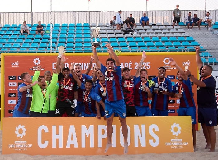 La Domusbet.tv Catania ha vinto l'Euro Winners Cup di beach soccer