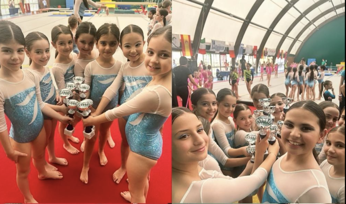 Le atlete di Energy Vittoria mostrano i muscoli