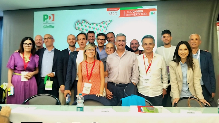 Ragusa, la delegazione della federazione provinciale al congresso regionale del Pd