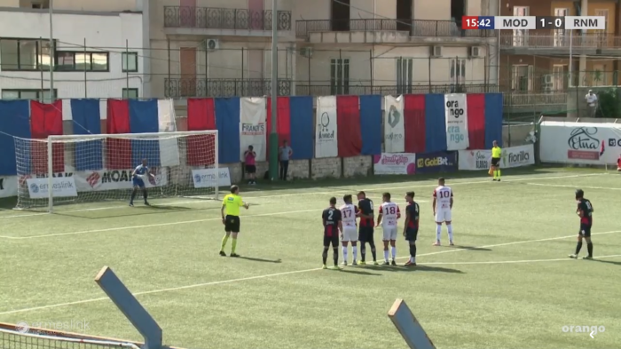 Il Modica calcio vince la gara d'andata della finale nazionale play off per la promozione in D