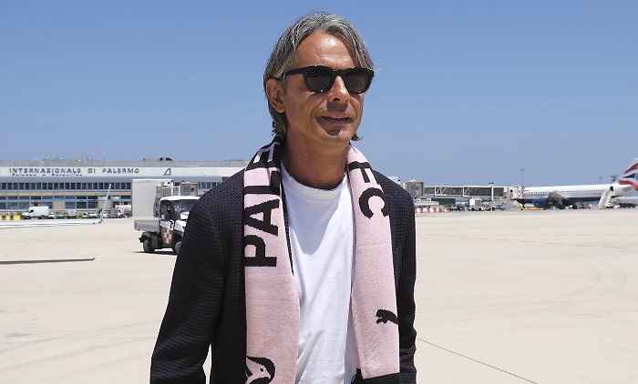 Pippo Inzaghi &egrave; sbarcato a Palermo