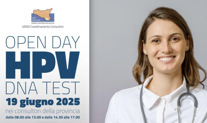 Ragusa, l'Asp promuove una giornata di sensibilizzazione e prevenzione oncologica dedicata all'Hpv dna test