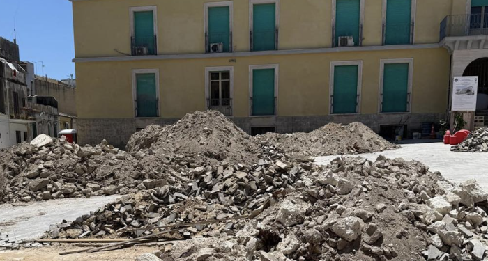 Ragusa, al via i lavori a piazza Marini