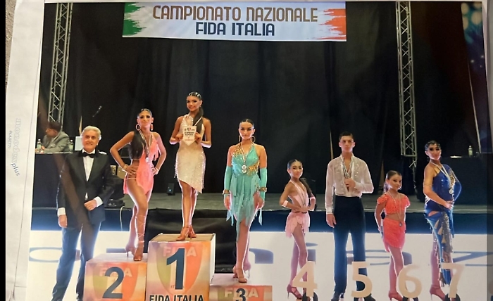 Danza sportiva: la campionessa nissena di "solo latin" continua a riscuotere successi