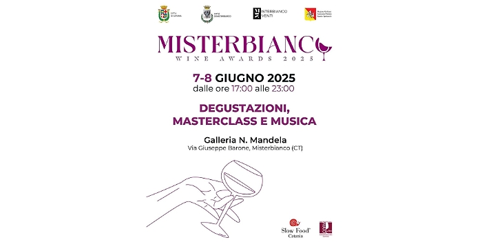 Al via il Misterbianco Wine Awards 2025: presenti 100 cantine