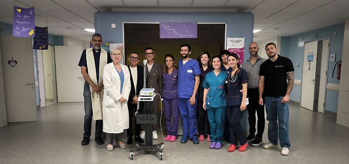 Elettrocardiografo portatile donato all'Utin del San Marco per la cura dei neonati critici