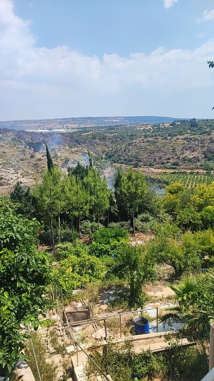 Vittoria, valle dell'Ippari in fiamme. Evacuata la villa comunale (video)