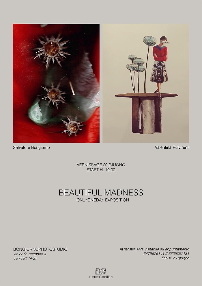 "Beautiful Madness", a Canicatt&igrave; la mostra di Valentina Pulvirenti e Salvatore Bongiorno