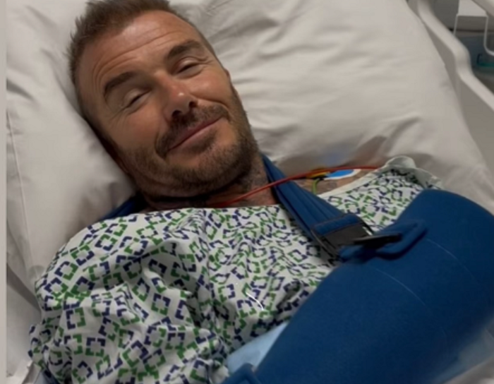 David Beckham, foto dall'ospedale: cosa è accaduto all'ex calciatore