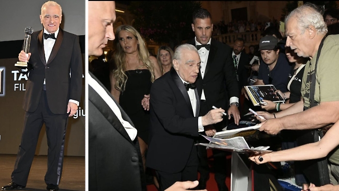 Scorsese commuove Taormina: «La Sicilia mi ha portato a fare cinema e il cinema mi ha portato in Sicilia»