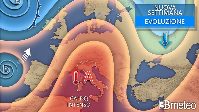 Arriva l'anticiclone africano, fine settimana rovente