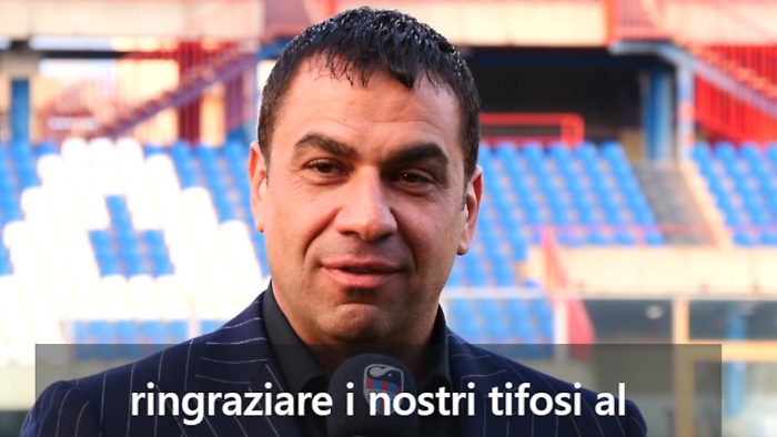 Catania, Pelligra ai tifosi rossazzurri: &laquo;Vi chiedo  fiducia, sono qui per portare avanti il progetto&raquo;
