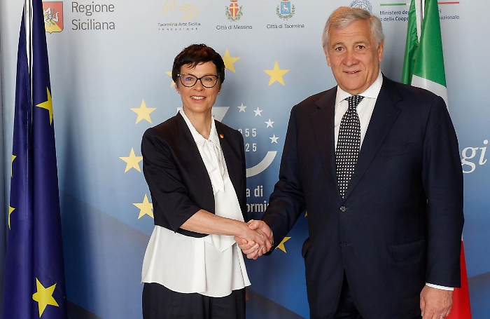 A Taormina il bilaterale Tajani-Kos sull'ingresso dei paesi balcanici in Ue: ma tiene banco il Medio Oriente