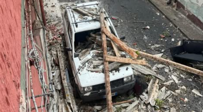 Tromba d&rsquo;aria devastante nelle campagne di Pedagaggi