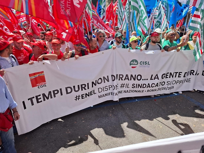 Sciopero e-distribuzione: a Catania adesione oltre il 90% tra gli operai