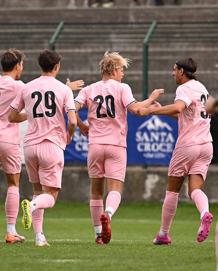 l'esultanza del Palermo