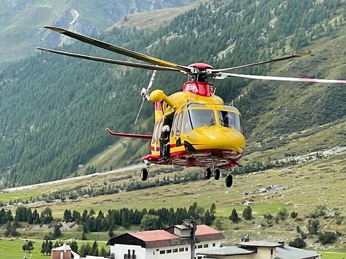 Aosta, soccorso alpino valdostano. Credit Soccorso alpino valdostano.