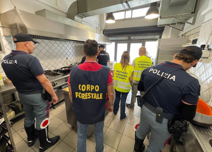 CONTROLLI DELLA TASK FORCE COORDINATA DALLA POLIZIA DI STATO IN 2 RISTORANTI DI NICOLOSI 1