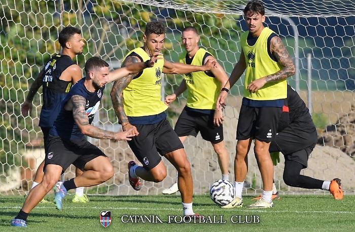 Catania allenamento Norcia
