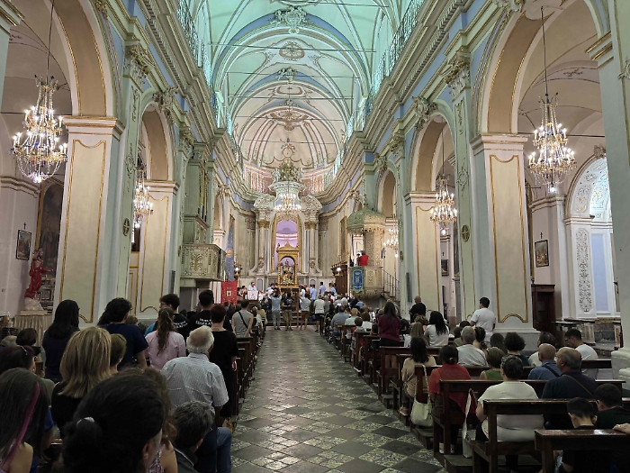 La Madonna della neve nella basilica di Sant'Antonio Abate,jpg