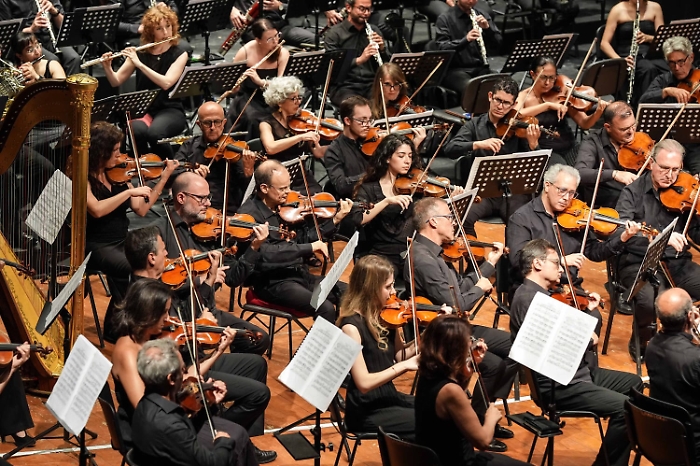 L'orchestra del teatro Massimo Bellini di Catania