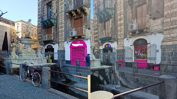 Piazza duomo gelateria fucsia