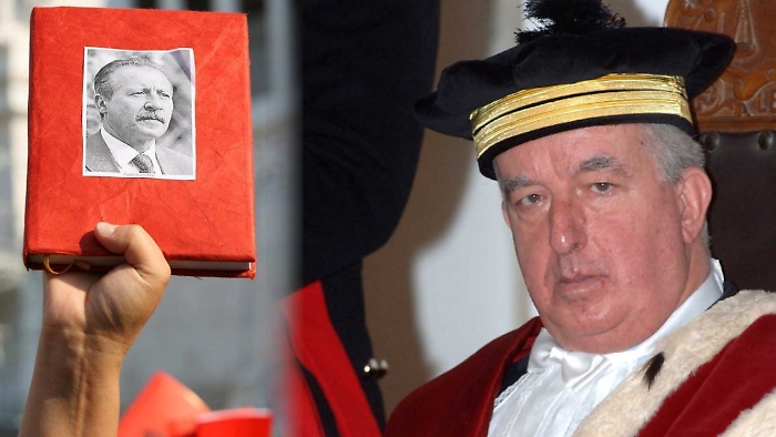 L'agenda rossa di Borsellino e l'ex procuratore Giovanni Tinebra