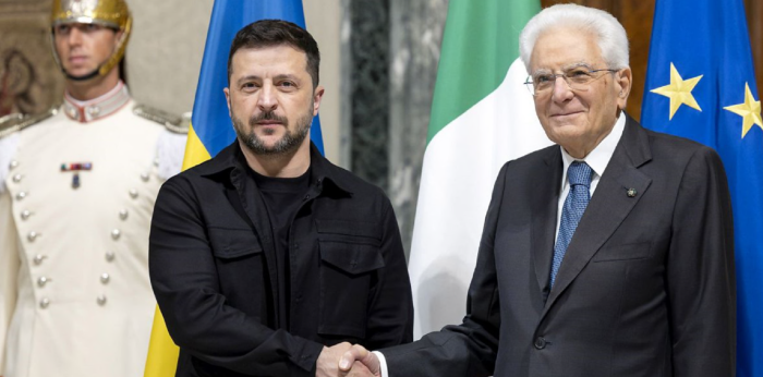 Zelensky e Mattarella